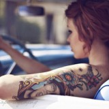 tatuagens femininas nos braços